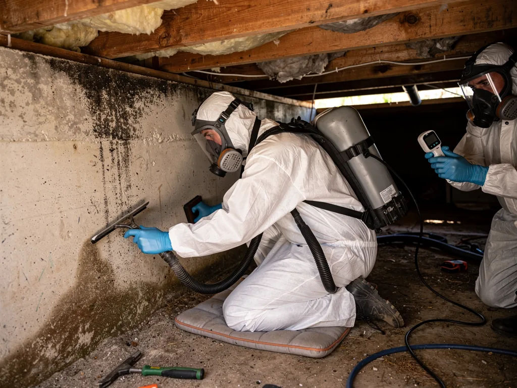 Crawl Space Mold Removal